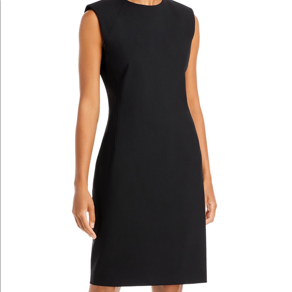 Theory Black Sheath Dress Size 0